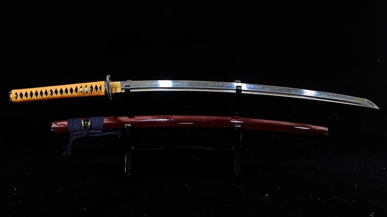 Folded Laminated Steel Real Hamon Honsanmai Kami Ryu Katana 1 0