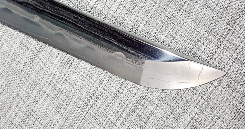 Folded Steel Real Hamon Super Premium Forge Folded Erabu Umi Ebi Traditional Kesho Polished  2 000a