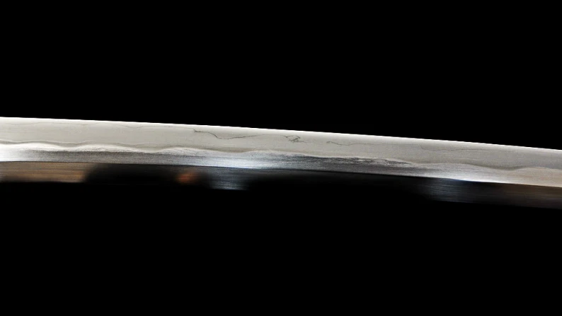 Folded Laminated Steel Real Hamon Honsanmai Mon Katana Hadori Polished 8 0aaa