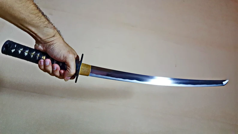 Wakisazhi / Shoto Urushi Saya Pattern Mokko Wakisazhi  5 1