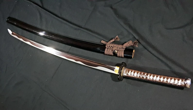 Mono Steel Full Harden Premium Full Harden Brown Mokko Katana<br> 5 4