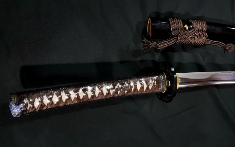 Mono Steel Full Harden Premium Full Harden Brown Mokko Katana<br> 6 5